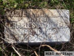 Martha Kellar Lane "mattie" Williams Purcell