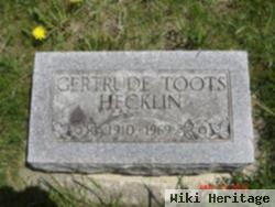 Gertrude Toots Hecklin