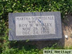 Martha Clara Schmeeckle Whaley