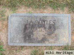 Rev Josiah Adolphus Boyles