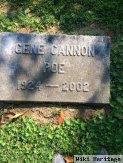 Wilma Gene Cannon Poe