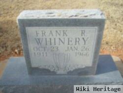 Frank R Whinery