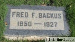 Frederick F. "fred" Backus