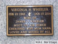 Virginia H "ginny" O'hara Wheeler