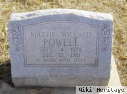 Mattie Willard Powell