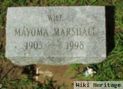 Mayoma "aunt May" Schingler Marshall