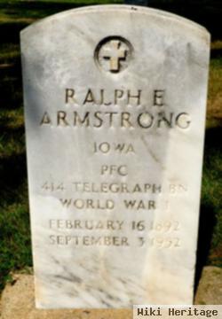 Ralph E Armstrong