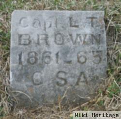 Cpt Lawrence T. Brown