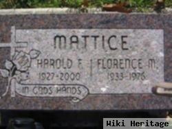 Florence M Mattice