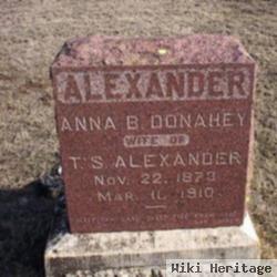Anna B Donahey Alexander