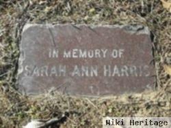 Sarah Ann Mcmullen Harris