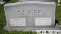 Clarence W Sayler