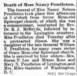 Nancy Nelson Pendleton