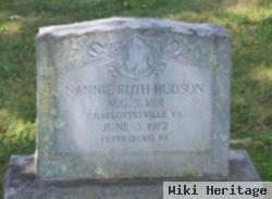 Nannie Ruth Hudson