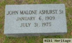 John Malone Ashurst, Sr
