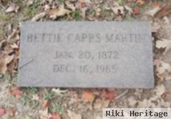 Elizabeth Jane "bettie" Capps Martin