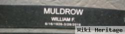 William F Muldrow