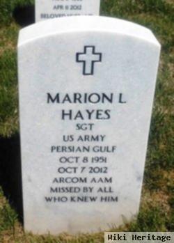 Marion L Hayes