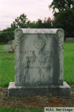 Martha Claiborn "mattie" Griffis Clark