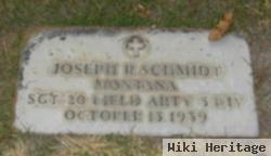 Sgt Joseph R. Schmidt