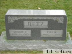 Minnie F Betz