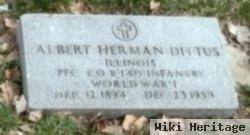 Pfc Albert Herman Dittus