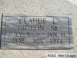 Claude L Gideon, Sr