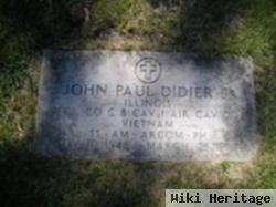 Pfc John Paul Didier, Jr