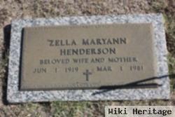 Zella Mary Ann Felder Henderson