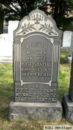 Rose Savitsky Shapiro