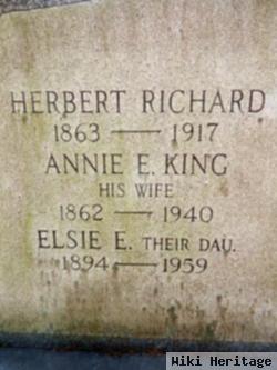 Annie E King Richard