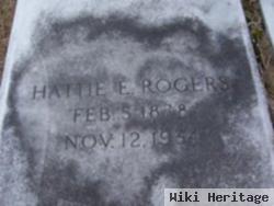 Hattie E Riggs Rogers