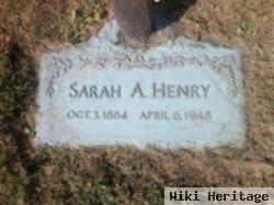 Sarah A. Henry