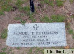 Samuel E Peterson, Sr
