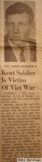 Pfc James Joseph Heether, Ii