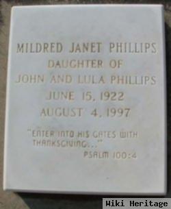 Mildred Janet Phillips