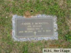 Fabor F. Mcwaters