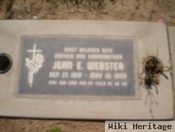 Jean E Webster