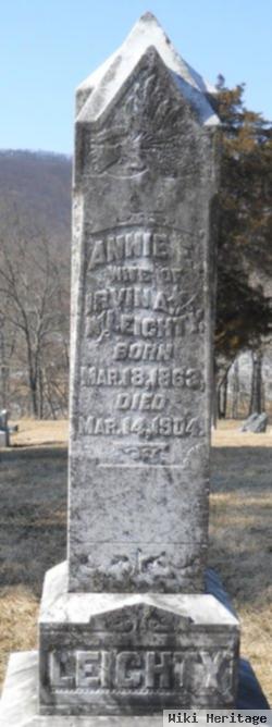 Anna M "annie" Wetzel Leighty