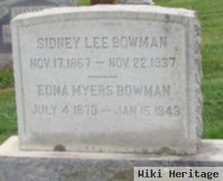 Edna Myers Bowman