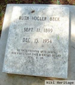 Ruth Antoinette Vogler Beck