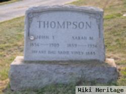 Sarah M Thompson