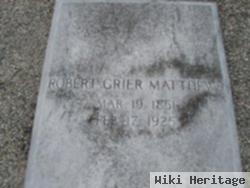 Robert Grier Matthews