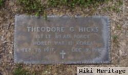 Lieut Theodore Gerald Hicks