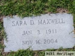 Sarah Davidson Maxwell