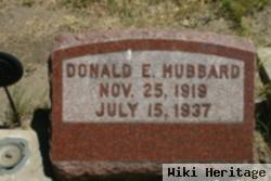 Donald E Hubbard