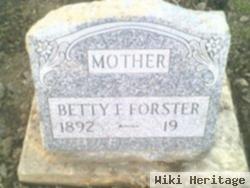 Elizabeth F. "betty" Jenkins Forster