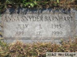 Anna Rebecca Dick Snyder Barnhart