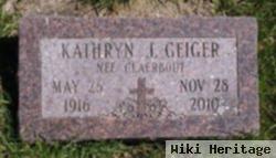 Catherine "kaye" Claerbout Geiger