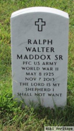 Ralph W. Maddox, Sr